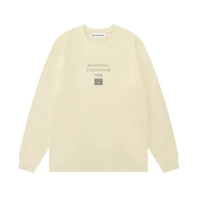 Acne Studios Long Sleeves replica 1:1 Silver Cotton Logo Double