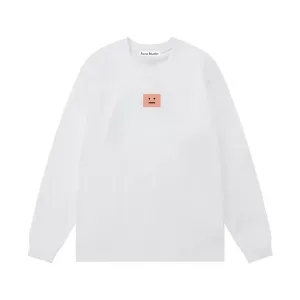 Acne Studios L?£¤ng?¡èrmad replika superklon Vit bomullstryckt