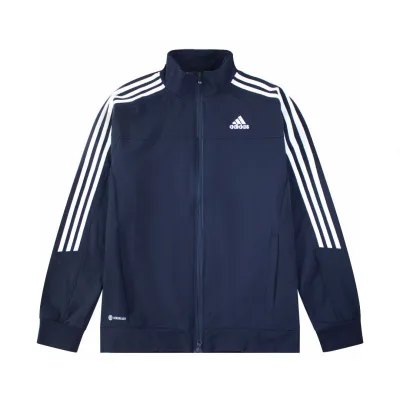 Adidas Coat replica 1:1 Marinbl?£¤ Stripe Classic Three Collar