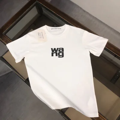Alexander Wang Short Sleeves replika lyx super klon Vit Svart