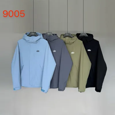 Alo Jacka replica lyx Svart Blå Nylon Spandex Xl Resistant
