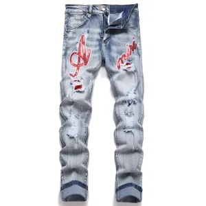 Amiri Shorts replika super klon Denim Ripped Streetwear Of Styles