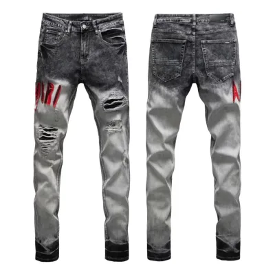 Amiri Trousers replica 1:1 super clone Washed Ripped Of Styles