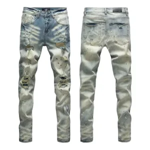 Amiri Trousers replica 1:1 super clone Washed Ripped Of Styles