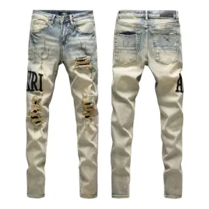 Amiri Trousers replica super clone luxury Washed Ripped Of Styles