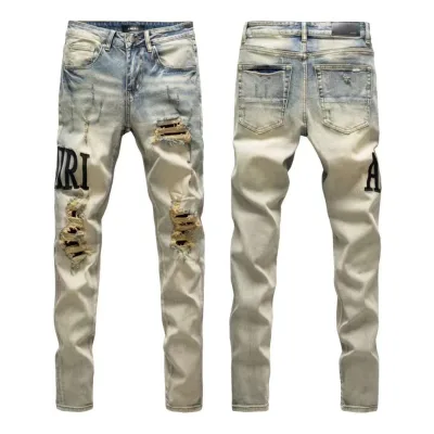 Amiri Trousers replica super clone luxury Washed Ripped Of Styles