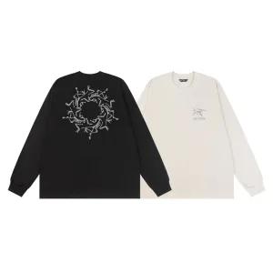 Arctetyx långärmad replika superklon svart logotyp Originalklistermärken