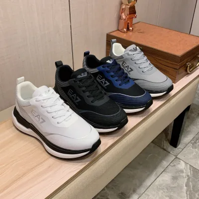 Armani Casual Schuhe Replik Luxus 1:1 Rindsleder Schaffell Blitz Atmungsaktiv