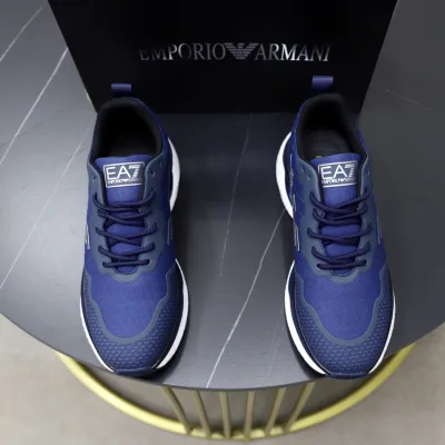Armani Sneakers Replik Luxus Leder Freizeitschuhe Preis Standardgröße
