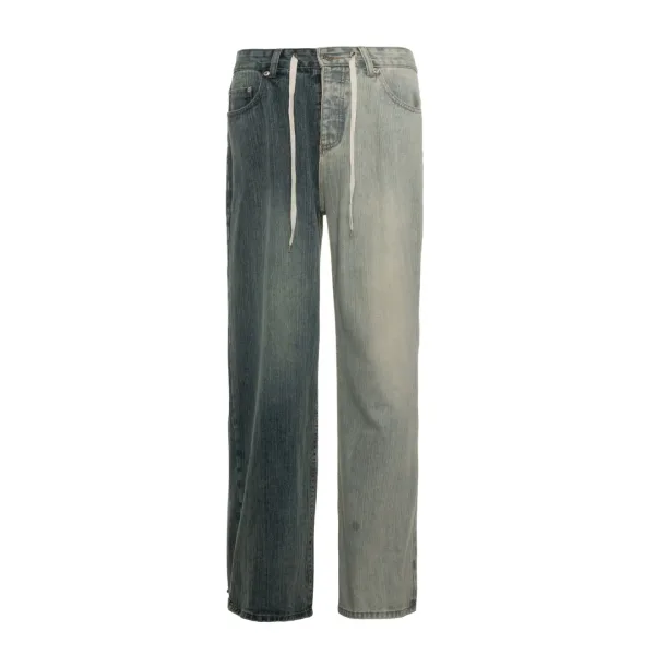 Balenciaga Jeans replica luxury Blue Distressed Washed Perfect Is Two