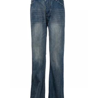Balenciaga Jeans replika lyx super klon Blue Denim Dessa Design