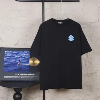 Balenciaga Shirt replica luxury 1:1 Black White Special Price No
