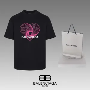 Balenciaga kortärmad replika lyx svart vitt tyg No On