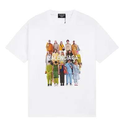 Balenciaga Kortärmad replika lyx Tyg Mp Tight Double Gaze