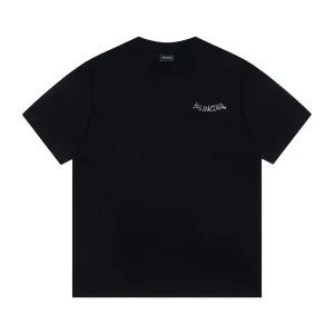 Balenciaga Kortärmad replika lyx Monogram Tyg Mp Tight Dubbel