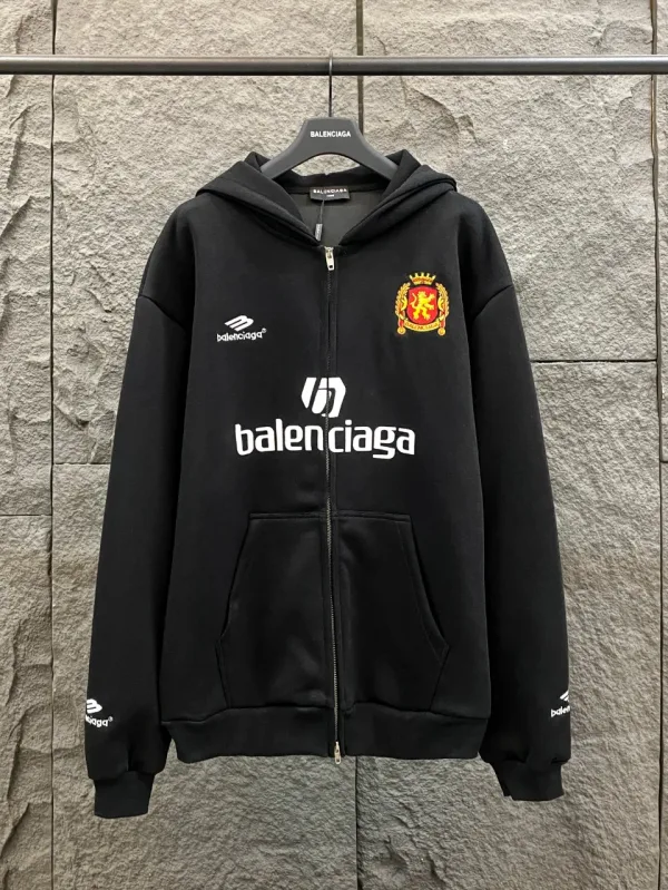 Balenciaga Kvinnor Kappa replika lyx super klon Svart bomull Broderi