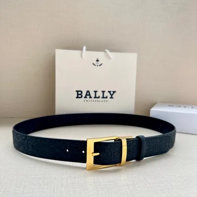 Bally Belt replica 1:1 Counter Dubbelsidig Layer Relief Body