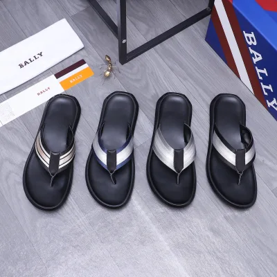 Bally Hausschuhe Replik 1:1 Rindsleder Marke Flip Flops erhältlich anpassbar