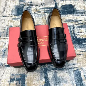 Balmain Lederschuhe Replik Super Klon Kalbsleder Rindsleder Luxus Echt