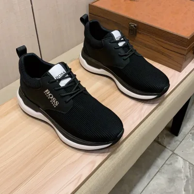 Boss Casual Schuhe replik 1:1 Rindsleder Schaffell luxus Blitz Atmungsaktiv