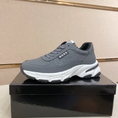 Boss Casual Schuhe Replik 1:1 Luxus Rindsleder Schaffell Preis Neueste