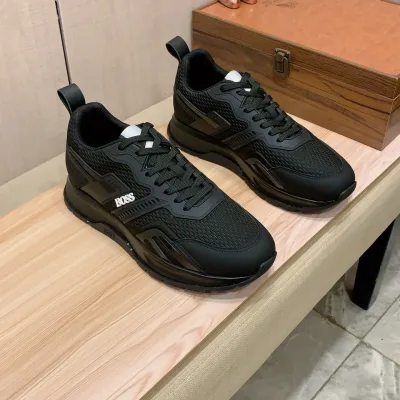 Boss Casual Schuhe Replik Luxus Rindsleder Schaffell Blitz Atmungsaktiv Neu