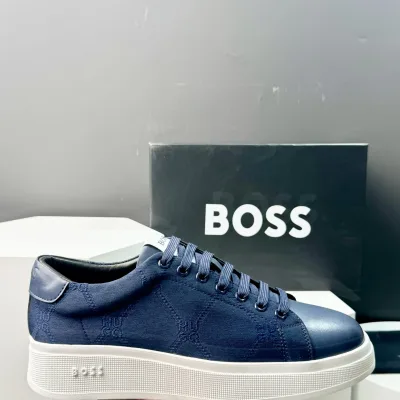 Boss Casual Schuhe Replik Super Klon Rindsleder Schaffell gewaschen neuesten