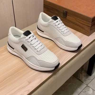 Boss Casual Schuhe replica super clone Rindsleder Schaffell luxus Blitz