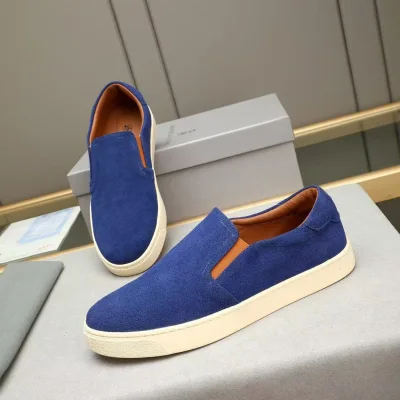 Brunello Cucinelli Sneakers Replik Luxus Weiß Kalbsleder Vintage Casual