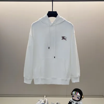 Burberry Sweatshirt replica lyx Svart Vit Bomull Broderi Logotyp Pure