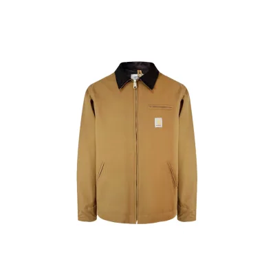 Carhartt Jacket replica 1:1 Brown Black Canvas Vintage Solid Of