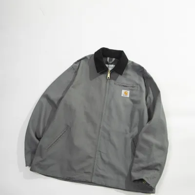 Carhartt Jacket replica 1:1 Grå Grön Canvas Vintage Solid Of