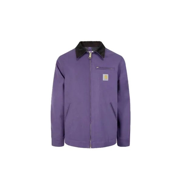 Carhartt Jacka replika lyx Lila Brun Canvas Vintage Solid Of