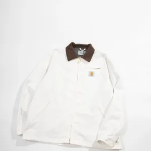 Carhartt Jacka replika lyx super klon Brun Svart Canvas Solid