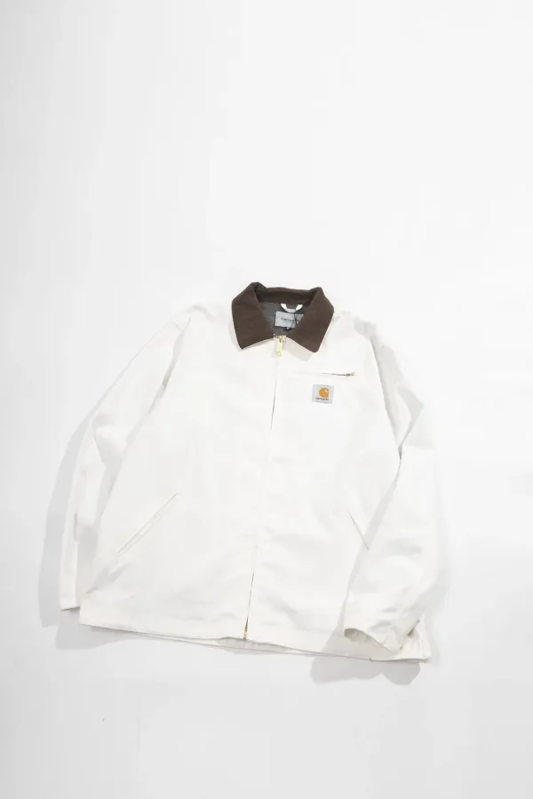 Carhartt Jacka replica super clone White Brown Canvas Solid Workwear