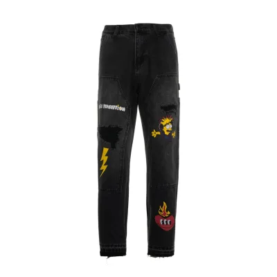Carhartt Jeans replica 1:1 Black Ripped Washed Perfect Is Simpson