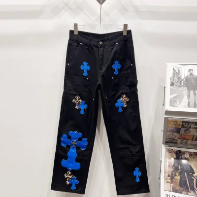 Carhartt Jeans replika super klon Black Denim Bomull tvättad perfekt