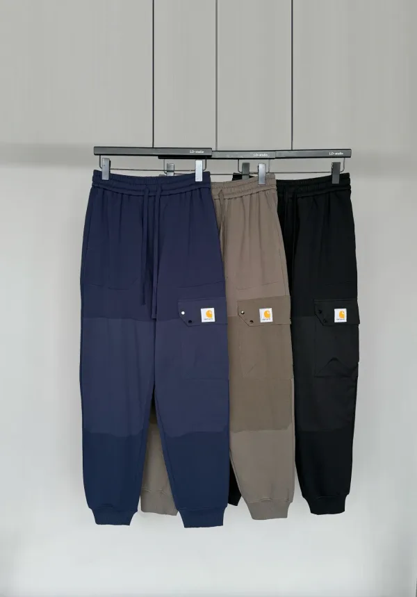 Carhartt Trousers replica 1:1 Black Grey Knit Ss Fall Winter