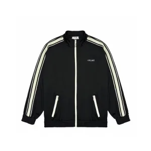 Celine Jacka replika lyx Vitguld Broderad Logo On Fit