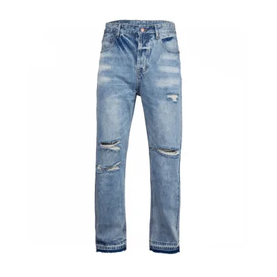 Celine Jeans replika lyx Denim tvättad Vintage Silhouette Tyg Av