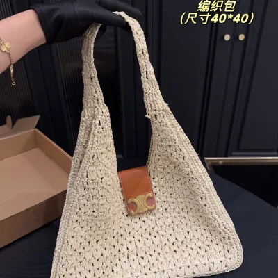 Celine Strohtasche Replik Luxus 1:1 Matching Box Woven Absolutely