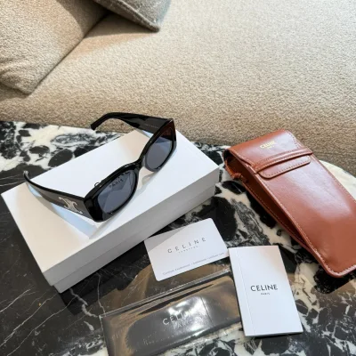 Celine Sonnenbrille Replik Luxus Logo Minimalist Arc De Triomphe Schmal