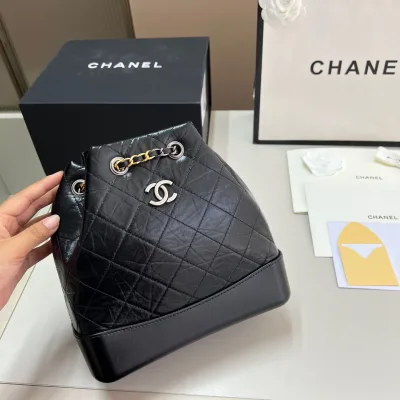 Chanel Rucksack Replik Luxus 1:1 Rindsleder Eimer Schultergurt