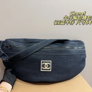 Chanel Fanny Pack Replik Luxus Denim Casual Brust Taille Tasche