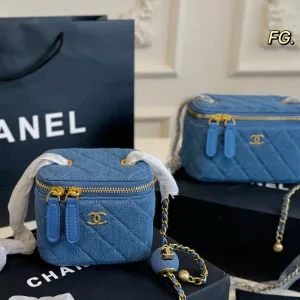 Chanel Lippenstift Tasche Replik Luxus 1:1 Gold Chic Stylish Folding
