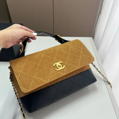 Chanel Messenger Bag Replik Luxus Elegant Colorblock Komfortabel Anspruchsvoll Einfach