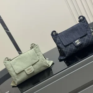 Chanel Messenger Bag Replik Luxus Super Klon Denim Casual Cow