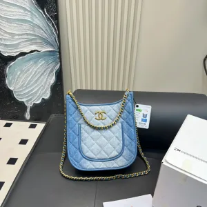 Chanel Reisetasche Replik Luxus Denim Gradient Es kommt auch