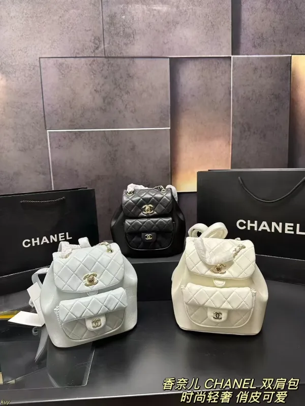 Chanel Kvinnor Hattar replica luxury It Small To Backpack Both