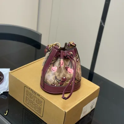 Coach Bucket Bag Replik 1:1 Denim Adorable Kommt Flight Case